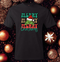 Load image into Gallery viewer, Grinch Holiday Black Shirts
