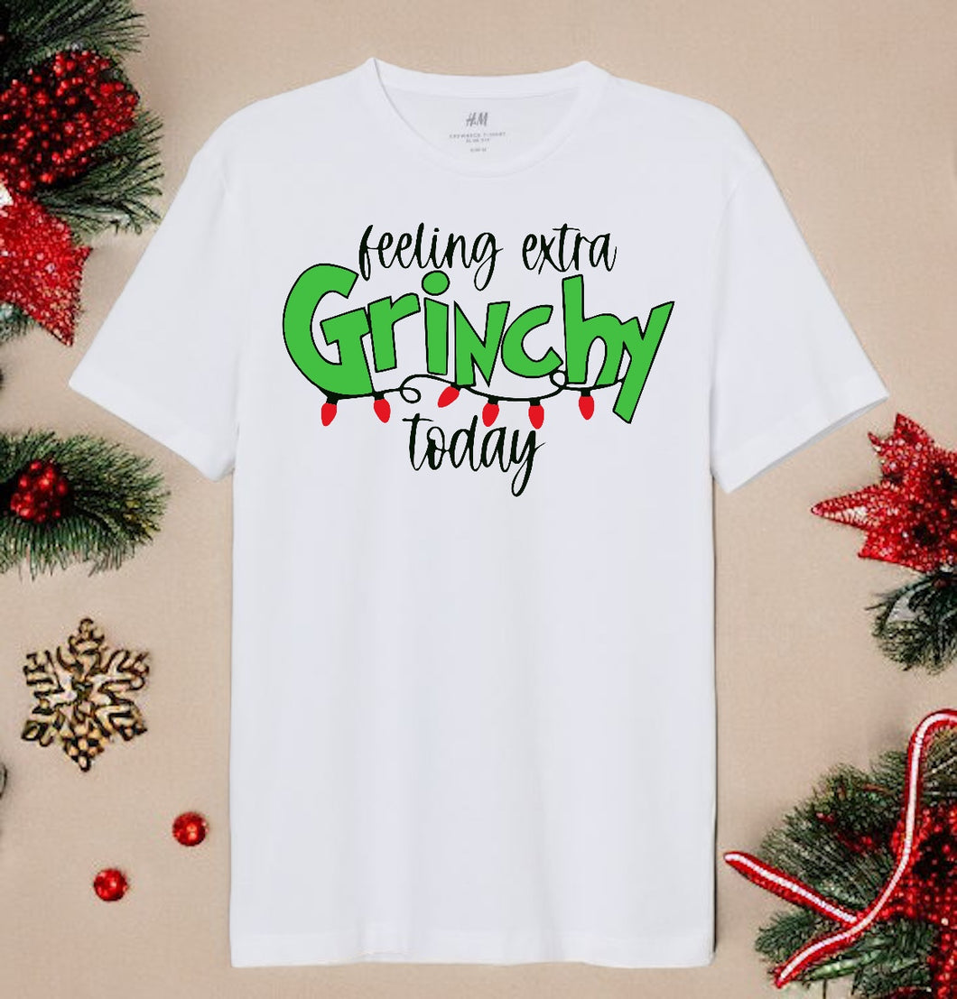 Holiday Grinch White Shirts