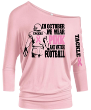 Load image into Gallery viewer, Breast Cancer Awareness-In October We Wear Pink &amp; Watch Football
