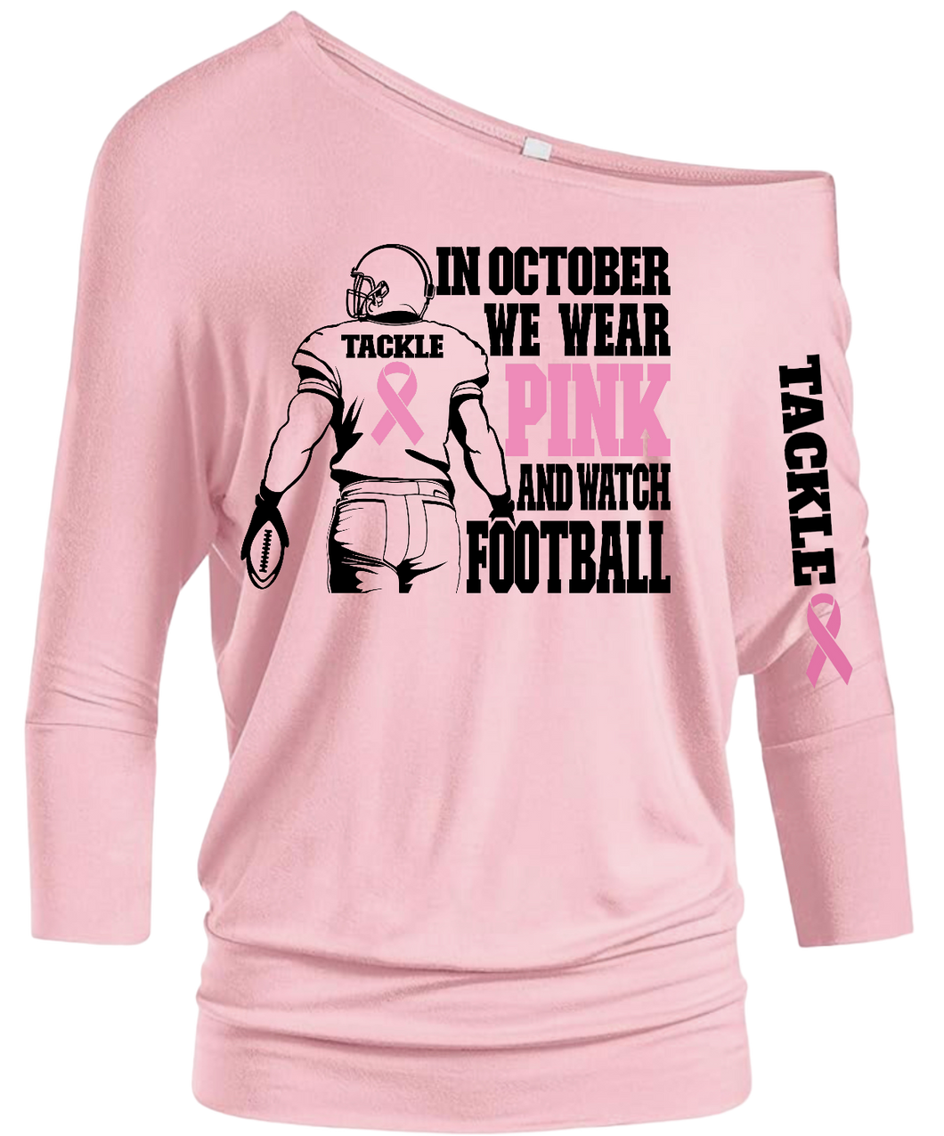 Breast Cancer Awareness-In October We Wear Pink & Watch Football