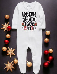 Dear Santa Family Pajamas (Newborn-12m)