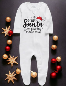 Dear Santa Family Pajamas (Newborn-12m)