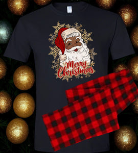 Santa Pajamas (African American)