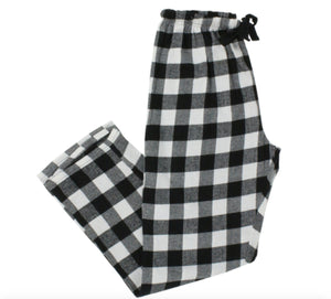 Pajamas Pants black/white Buffalo