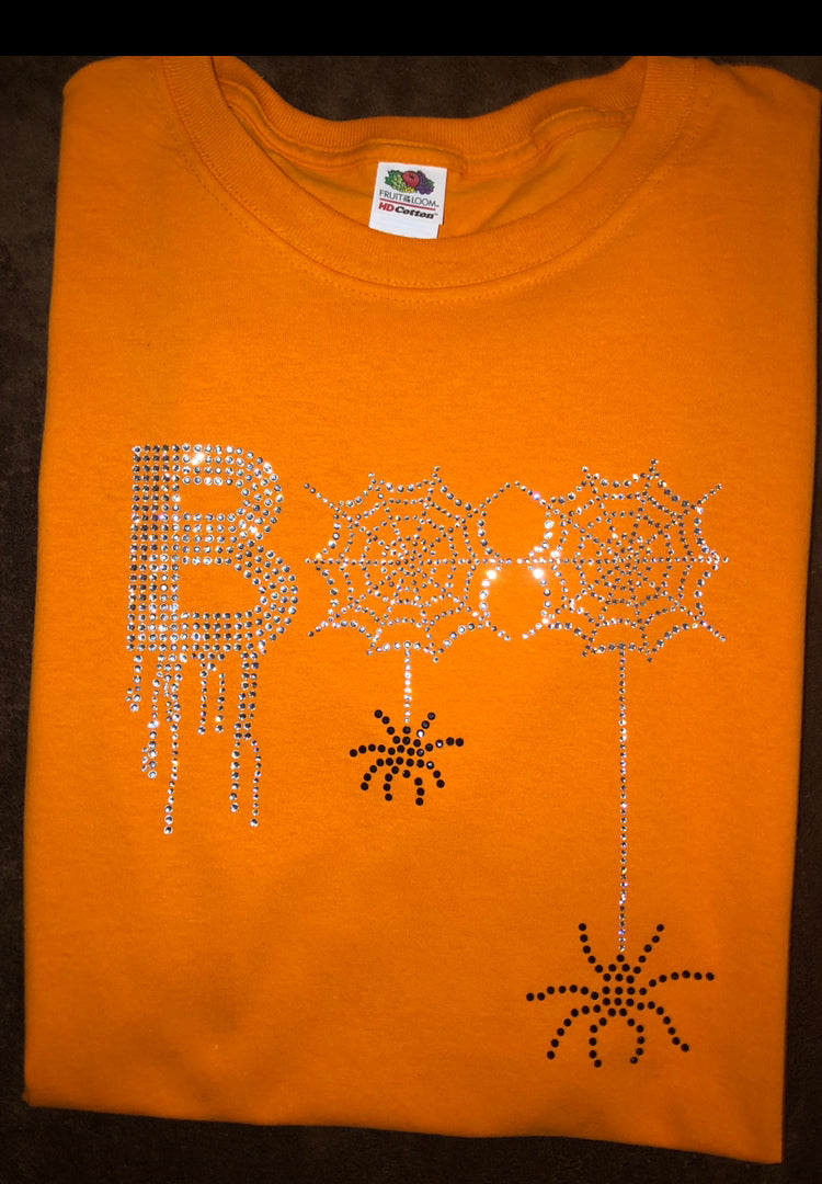 Short sleeve  “Boo” bling T-shirt