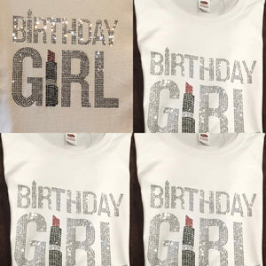 Birthday Girl Bling Shirt