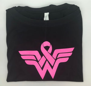 Wonder Women/Breast cancer awareness shirt