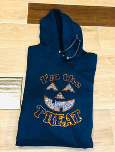 I’m The Treat Halloween bling hoodie