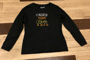 Candy Corn Cutie Bling T-Shirt