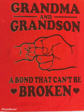 Load and play video in Gallery viewer, Grandma &amp; Grandson a bond that can&#39;t be broken shirt
