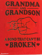 Grandma & Grandson a bond that can't be broken shirt