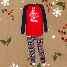 Load image into Gallery viewer, Oh Dear Christmas Is Here- Family Pajamas
