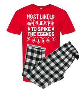 Most Likely To Family Christmas Pajamas