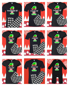 Elf Family Christmas Pajamas