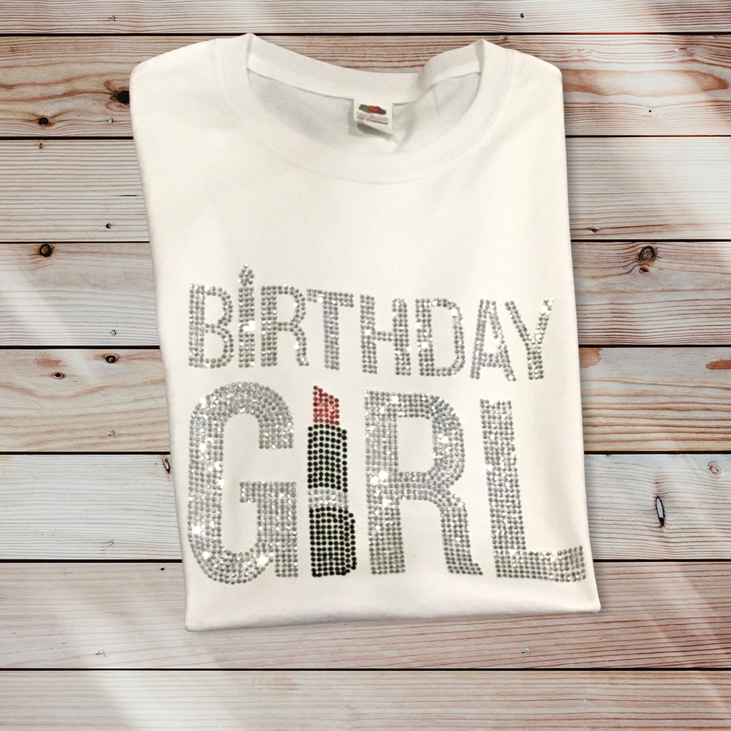 Birthday Girl Bling Shirt