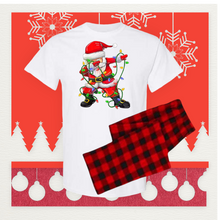 Load image into Gallery viewer, Santa Floss Christmas Pajamas
