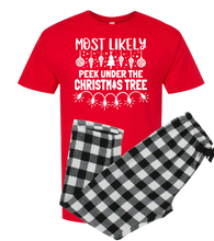 Load image into Gallery viewer, Most Likely To Family Christmas Pajamas
