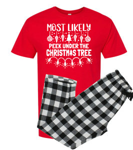 Most Likely To Family Christmas Pajamas