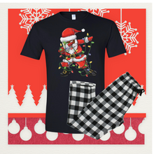 Load image into Gallery viewer, Santa Floss Christmas Pajamas
