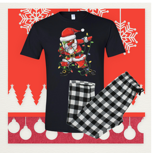 Santa Floss Christmas Pajamas