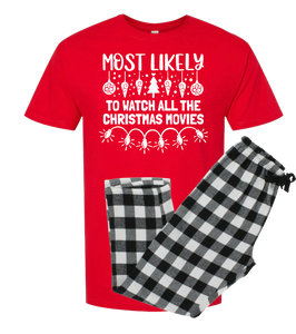 Most Likely To Family Christmas Pajamas