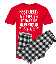 Load image into Gallery viewer, Most Likely To Family Christmas Pajamas
