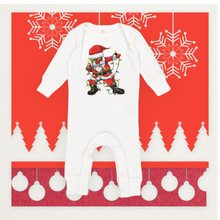 Load image into Gallery viewer, Santa Floss Christmas Pajamas
