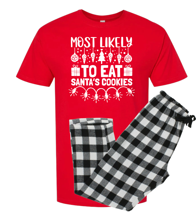 Most Likely To Family Christmas Pajamas